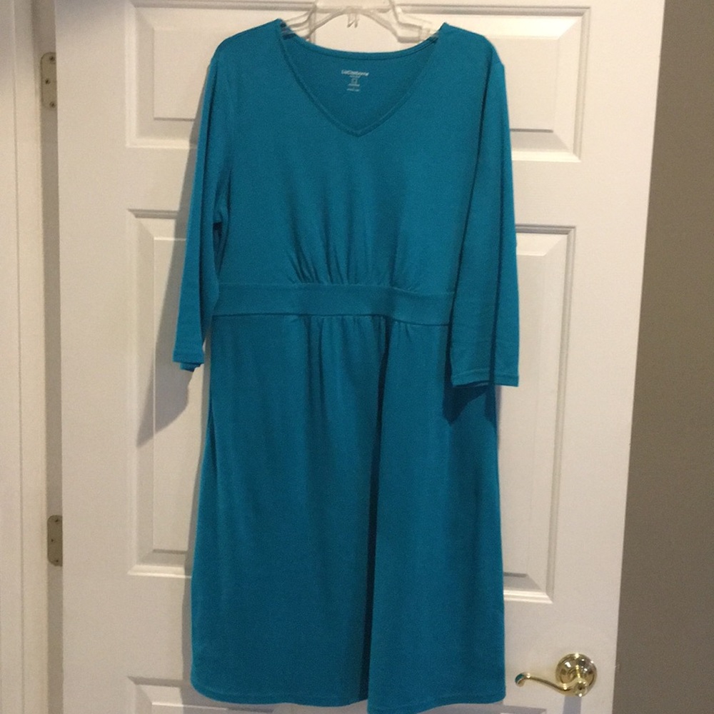 Teal dress